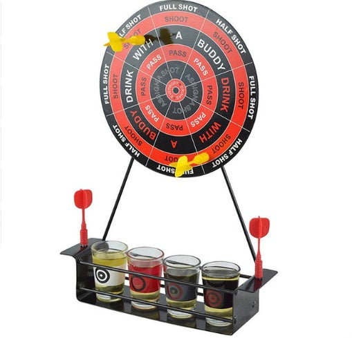 Iron frame darts game wine game