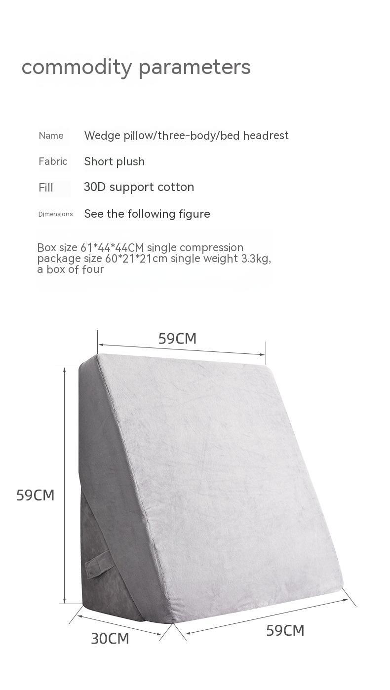 Memory Foam Triangle Cushion Wedge Pillow