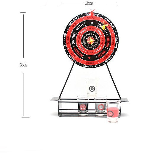 Iron frame darts game wine game