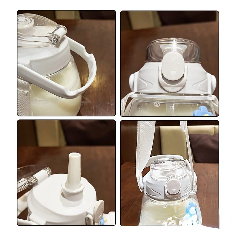 Women Large-capacity Straw Cup Boys , Big Belly High-value Net Red Summer Plastic Water Cup 2022 New Water Bottle