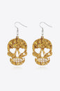 Acrylic Skull Drop Earrings