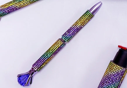 Fashion Rhinestone Multi-functional Handmade Ballpoint Pen