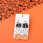 Halloween Polymer Clay Acrylic Paint Earrings