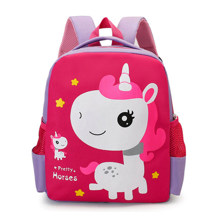 Children&#039;s School Bag Boys And Girls Dinosaur Cartoon Cute Kindergarten Backpack Ultralight Waterproof Unicorn Backpack