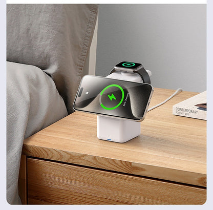 Magnetic Wireless Charger Earphone Watch Four-in-one