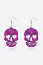 Acrylic Skull Drop Earrings